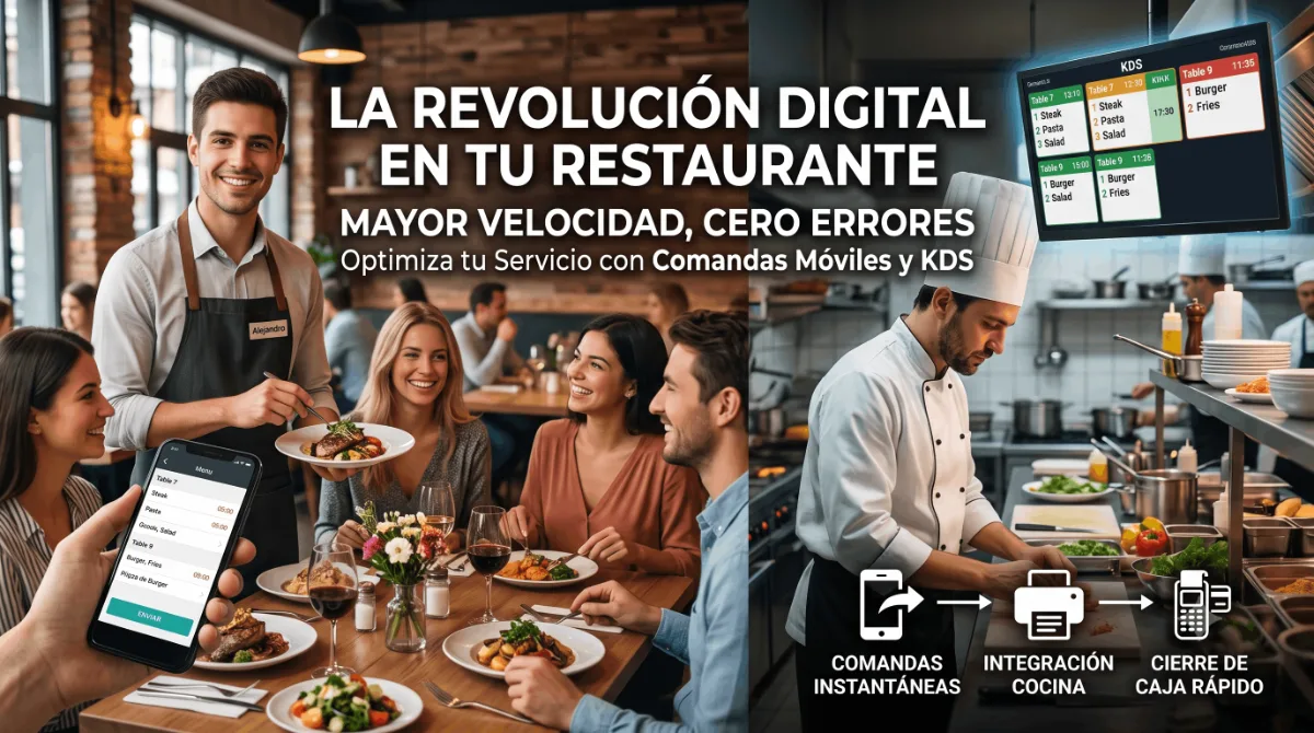 POS Digital: la Forma más Rápida de Recortar hasta 10 Minutos de Espera por Mesa